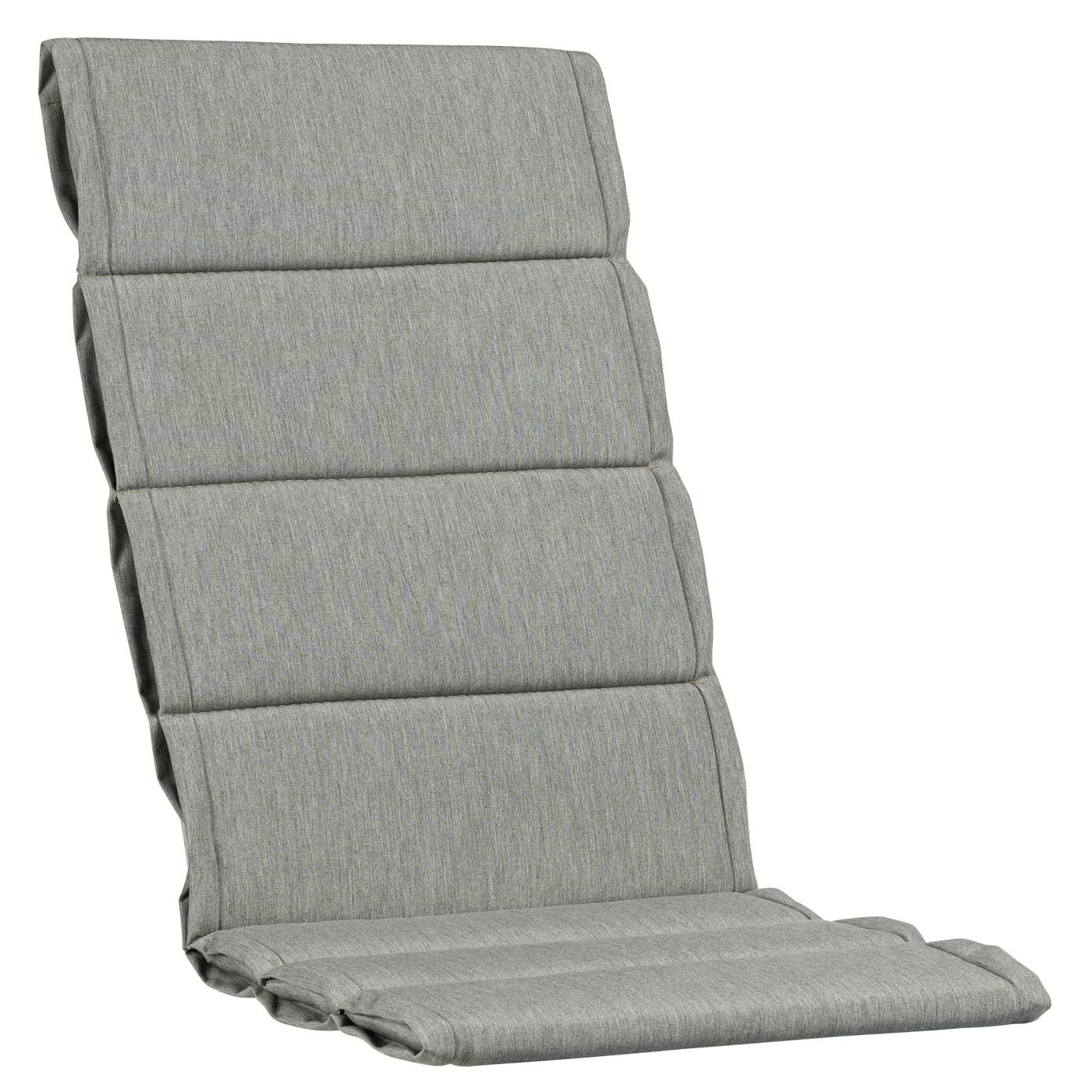 XL-Gartenmöbel Onlineshop 8001 hellgrau-meliert Sesselauflage hoch Dessin Smell Kettler 123x50cm